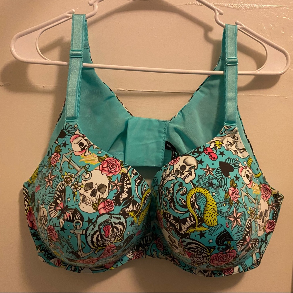 Beautiful Torrid Skull Bra 44DD